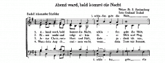 Abend ward; So wünsch ich euch 