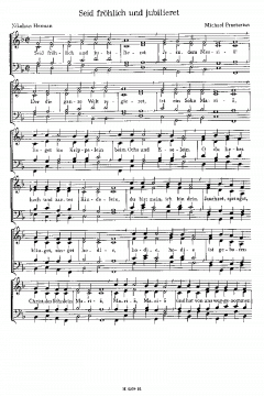 In dulci jubilo; Seid fröhlich und jubilieret (Michael Praetorius) 