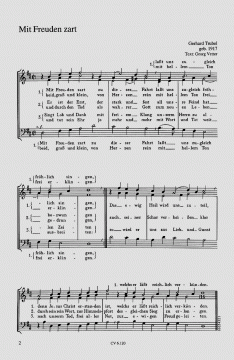 Mit Freuden zart 