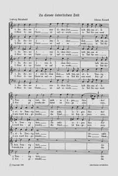 Zu dieser österlichen Zeit (2 Sätze) (Johannes Eccard) 