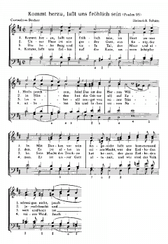 Danket dem Herrn; Kommt herzu (Heinrich Schütz) 