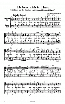 Ich freue mich im Herrn 