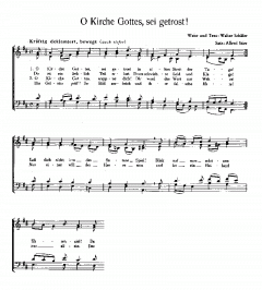 Herr Gott, an dessen Throne; O Kirche Gottes (Alfred Stier) 