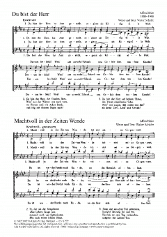 Du bist der Herr / Machtvoll in der Zeiten Wende ... (Alfred Stier) 
