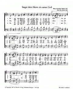 Sieben Chorsätze von Franck, Kurig und Schott 
