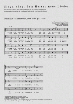 Danket Gott, denn er ist gut 