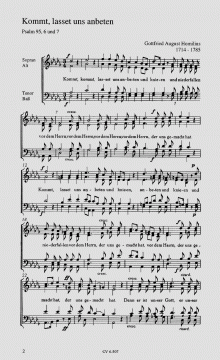 Grell- Homilius: Drei Psalmen 