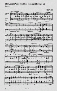 Grell- Homilius: Drei Psalmen 