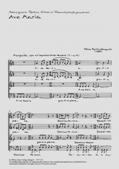 Quinque precationes ad Mariam in memoriam Igor Strawinsky (Heinz Martin Lonquich) 