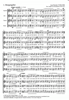 Swider: Drei Eichendorff-Chorlieder (Józef Swider) 