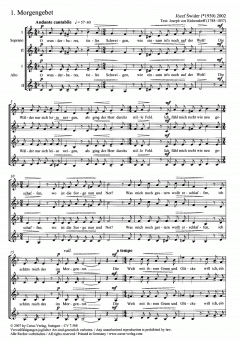 Drei Eichendorff-Lieder für Frauenchor (Józef Swider) 