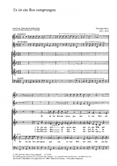 Es ist ein Ros entsprungen; Nun singet und seid froh (Hermann Stern) 