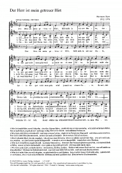 Der Herr ist mein getreuer Hirt; Ein feste Burg ist unser Gott ... 