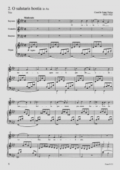 O salutaris hostia (2 Sätze) (Camille Saint-Saëns) 