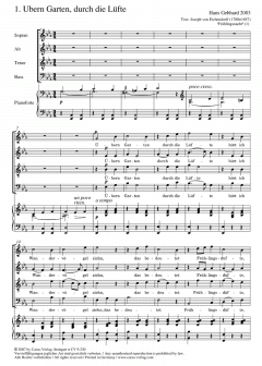 Vier Eichendorff-Lieder (Hans Gebhard) 