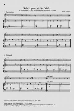 Spielbuch für Sopranblockflöte 