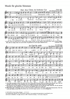Sieben Chorsätze für Kinderchor 