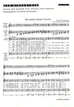 Vier Chorsätze für Kinderchor von Neubert und Schlenker 