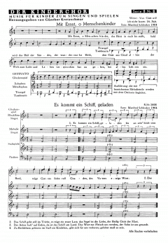 Sechs Chorsätze für Kinderchor von Schlenker 