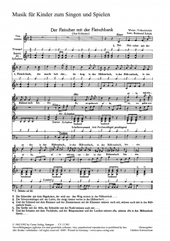 Vier Chorsätze für Kinderchor 