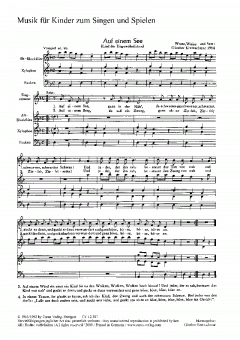 Fünf Chorsätze für Kinderchor 