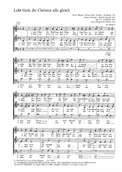 Lobt Gott, ihr Christen alle gleich 