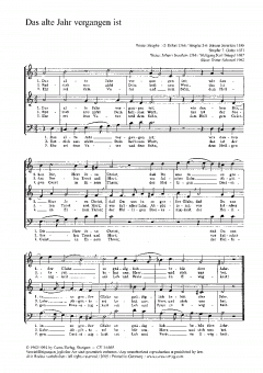Schmeel: Das alte Jahr- Marx: O jesu Christe 