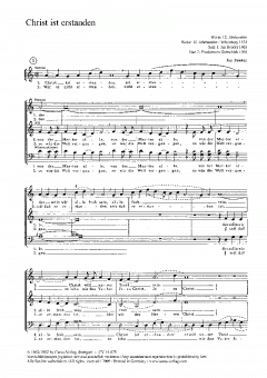 Bender- Gottschick: Christ ist erstanden 