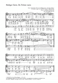 Müller-Olm: Heiliger Geist- Peter: Komm, o komm 