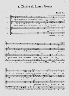 Benedicamus (Chorsätze zur Liturgie), Heft 1 