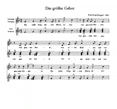Sechs geistliche Lieder von Planzer, Ruppel, Schweizer 