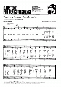 Vier Chorsätze von Schweizer 