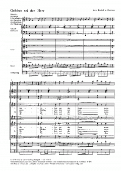 O Heiliger Geist, o heiliger Gott; Gelobet sei der Herr (Rudolf von Oertzen) 
