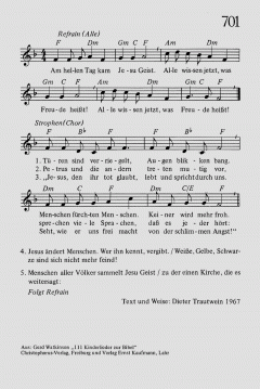 Melodieheft Württemberg 