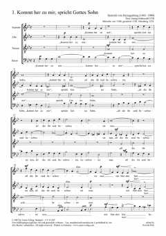 4 Choralmotetten op. 102 von Heinrich von Herzogenberg (Download) 