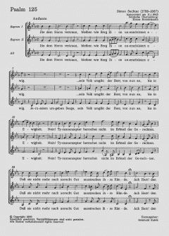 Sechter: Zwei Psalmen (Simon Sechter) 