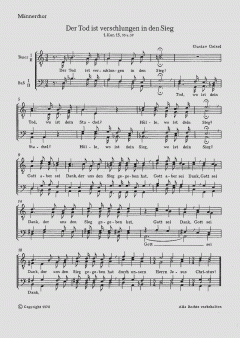 Chorsätze zu Ostern 