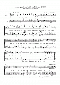 Chorsätze zu Ostern 
