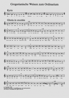 Gesänge für den Gottesdienst 