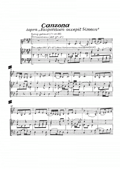 Isaak/Obrecht: Canzona/Fantasie 