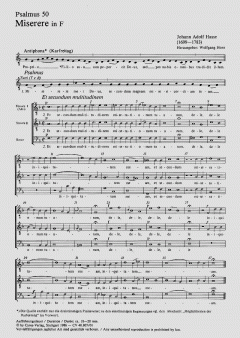 Hasse- Mozart: Miserere 