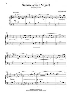 Sunrise At San Miguel von Ronald Bennett 