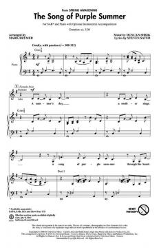 The Song Of Purple Summer (Duncan Sheik) 
