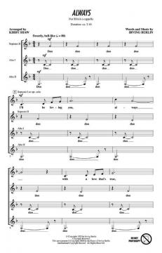 Always von Irving Berlin 