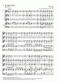 Chorbuch Mozart / Haydn, Band IV (W.A. Mozart) 