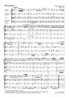 Ouverture in d-Moll (Johann Joseph Fux) 