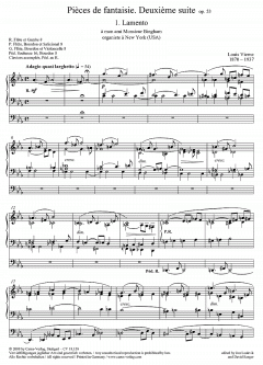 Deuxième Suite op. 53 von Louis Vierne 