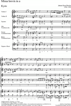 Missa brevis in a-Moll (Johann Ernst Eberlin) 