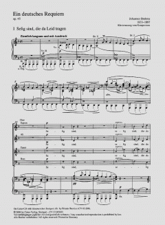 Ein deutsches Requiem op. 45 (Johannes Brahms) 