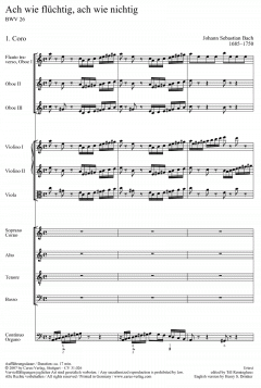 Ach wie flüchtig, ach wie nichtig (J.S. Bach) 